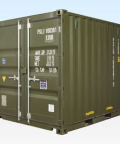 10Ft X 8Ft Shipping Container (One Trip) – Green