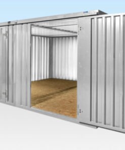 4M X 4.2M Side Linked Flat Pack Container Bundle (Galvanised)